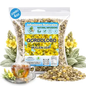 VIRAL Gordolobo Mullein Leaf Tea Vegan 100% Natural Herbs Loose Leaf 4 Oz 113g US Sourced & Manufactured Relaxation Wellness - Beverage