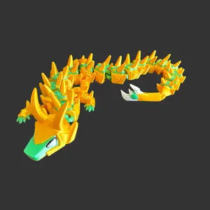 3D Printed Dragon [Loki Theme]