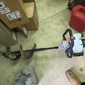 【summerfinds】VEVOR 52cc Engine Gas Powered Post Hole Digger Full Kit, 1450W Heavy-Duty Earth Auger with 6" & 10" Bits, 3 Extension Rods, 3.94ft Pull Start, Foam Grip, EPA Listed for Fence Installation, Planting