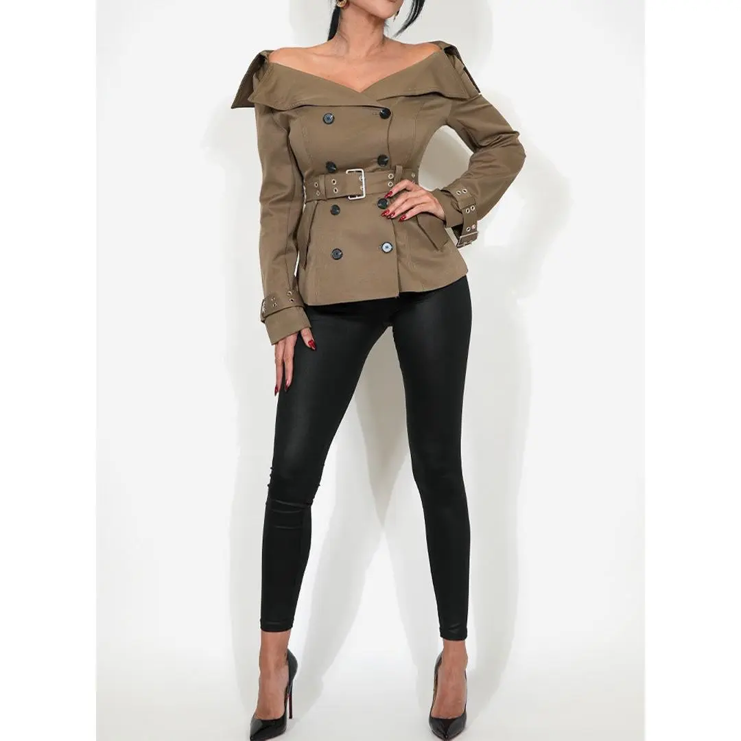 CHIC- BELTED COAT