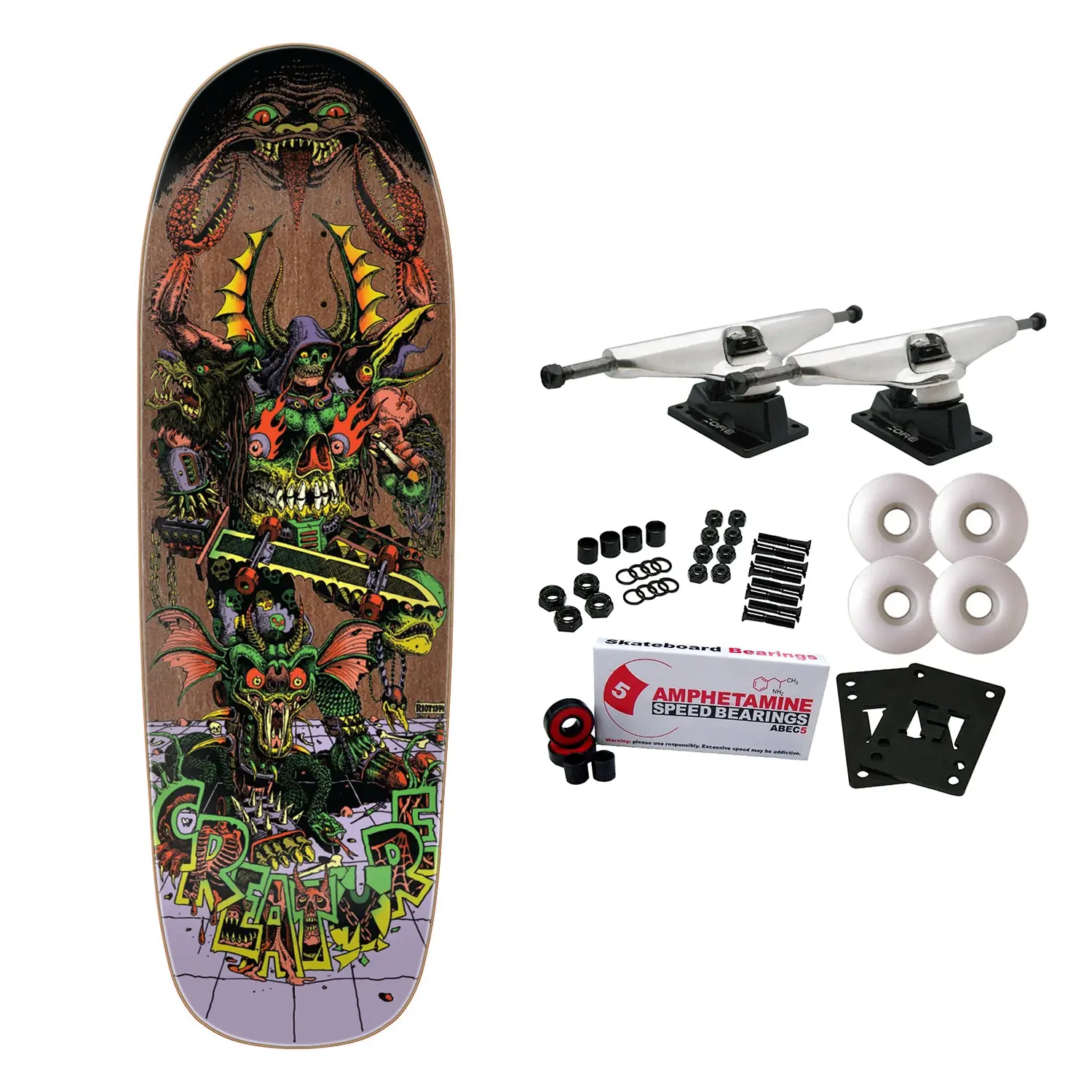 Creature Skateboard Complete Hallucination Beast 9.55" x 30.46"