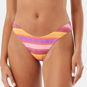Roxy Women's Low-Rise Sporty Chic Bikinis Bottoms - Elastane-Nylon Quick Dry Fashion Bikini, Bottom Swimsuit, UV Protection Sports & Outdoor Surfwear Swimwear