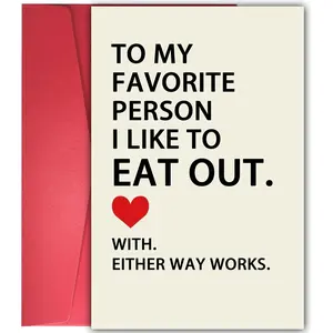 Funny Dirty Anniversary Card for Girlfriend Wife, Naughty Valentine's Day Card for Her, Sexy Anniversary Card for Wife, Inappropriate Anniversary Card for Her