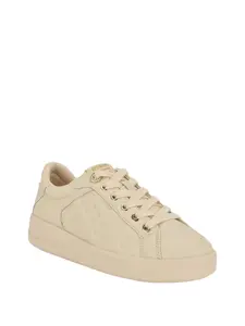 GUESS Female Ronii Debossed Peony Low-Top Sneakers