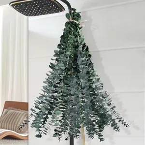 13/26 PCS Preserved Eucalyptus Shower Bundle, 15-17 Inch Real Dried Eucalyptus Stems for Shower Hanging, Bathroom Decor, Wedding, DIY, and Home Decor