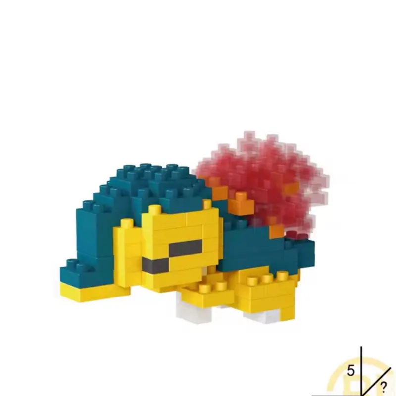 3 inch Cyndaquil Nano Building Blocks Toy With Building Instructions