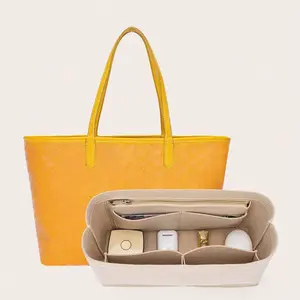 Purse Organizer Insert for Le Pliage Tote Bag, Multi-Pocket Felt Handbag Organizer, Zipper Bag Organizer, Travel Essentials, Organizer Pouch