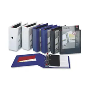 212 MAIN Portable Clearvue D-Ring Book Binder, 3in Capacity Xtralife Stronger Vinyl, 11in x 8.50in Blue, Locking Rings, Toploader Card Holder & Binder
