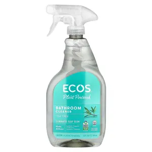 Earth Friendly Products Ecos®, Plant Powered Bathroom Cleaner, Tea Tree, 22 fl oz (650 ml)