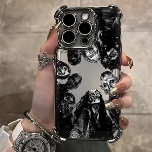 cool Hot TV The W-Walking D-Dead with horror Zombie Phone Case For iPhone 17/16/15/14/13/12/11/Pro/ProMax/Plus/Air/Xsmax, Samsung S26/S25/S24/S23/S22/Plus/Ultra/Fe/Edge, Four-corner airbag electroplated anti-drop soft Case, Creative Design Halloween Gift