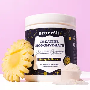Pineapple Creatine Monohydrate for Women | With Pink Himalayan Salt & Panax Ginseng | Helps Boost Strength & Endurance | 2-Month Pack