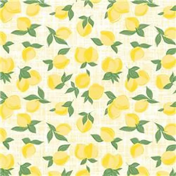 4 ft. x 18 in. Grip Prints Country Lemon Non Adhesive Shelf Liner
