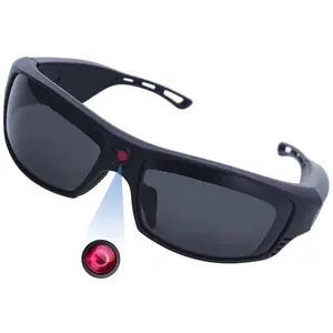 Sports Smart Glasses with Camera 1080P HD Video Recording Open Ear Bluetooth Speaker AI Translation 110 Languages for Cycling Running Outdoor 32Gb Card