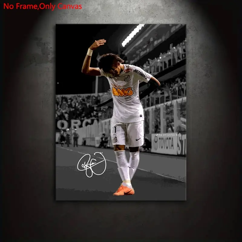 frameless canvas print posters, classic art, Modern Art Design, Artwork, football stars, Athlete wall decor, gift for football sports fans, gift for bedroom, living room, murals, wall decoration, room decoration, Modern Home Decor, Decoration Items