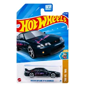 Hot Wheels 2025 '70s VS '90s Nissan Skyline GT-R BCNR33 Blue HKS #144