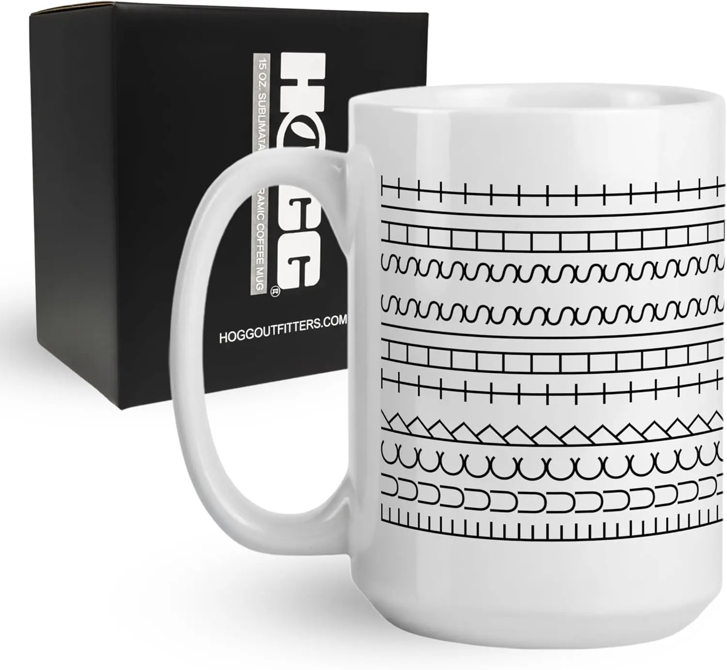 Hogg Hidden Message Coffee Mug, 15 oz Ceramic Sarcastic Coffee Cup, Gag Gifts for Women, White Elephant Gifts, Secret Message Cup, Funny Mug, Adult Humor, Humor Gift for Women, Novelty Items