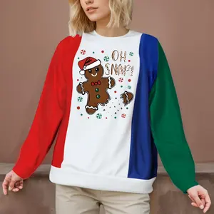 "Oh Snap!" Gingerbread Christmas Sweatshirt – Fun & Festive Holiday Wear