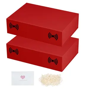 Red Gift Box with Lids,10.7'x7'x2.8' with Magnetic Closure Lid Gift Boxe for Presents,Bridesmaid Gifts Boxes,Cute Box,Birthday Gift box,Luxury for Gift Packaging, Magnetic Gift Boxe for Wrapping Gifts
