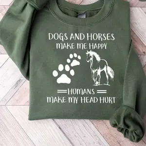 Horse Love Sweatshirt & Tshirt, Country Girl Long Sleeve TShirt, Southern Hoodie, Horse Hooded, Dog Outfit, Dog Mom Gifts, Dogs And Horses Sweatshirt