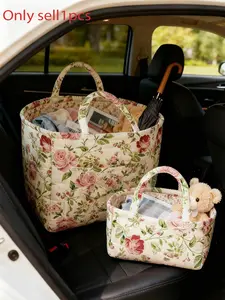 Car Interior Storage Basket, Car Accessories Interior, Clothing Book Work Supplies Home Organizer Bag, Space Saving Multi-Purpose Car Accessory