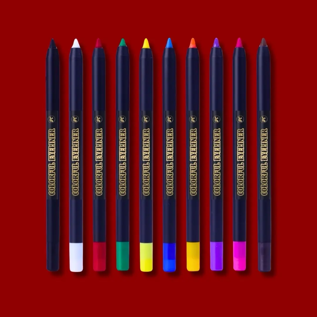 Colorful Gel eyeliner pen, can be sharpened . Colorful Gel eyeliner pen, can be sharpened .