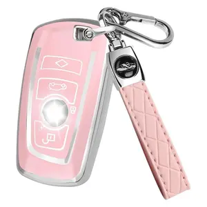 for BMW Key Fob Cover Soft TPU Key Case with F30 F45 F55 G20 G30 X1 X3 X4 X5 X6 X7 3 5 7 8 M5 M6 GT Series