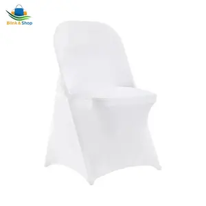 12 30Pcs Wedding Chair Covers Spandex Stretch Slipcover for Restaurant Banquet Dining Party Universal Chair Cover