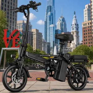 14" Mini E-Bike|500W(Peak 750W) Pure AluminumFrame|22Mph Top Speed |Up to 40 Miles Range Perfectfor Campus Commutes, Grocery Runs, or Leisure Rides NoMore Sweating - Electric Assist for Smooth Hills & LongDistances!.SummerWins,Father's Day Gife