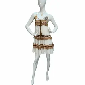Marigold Mirage Mini Strapped Short Dress
