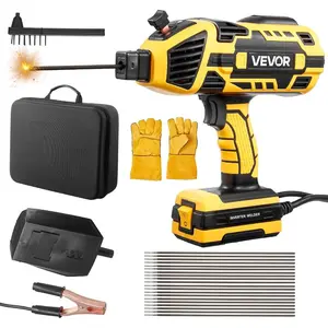 VEVOR Portable Handheld Welding Machine, 20-120A Portable ARC Welder with 5-Level Current Adjustment IGBT Inverter, 110V Handheld Stick Welder with Hot Start Function Fit for 1/16-1/8 Welding RodsVEVOR Super Brand Day