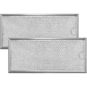 2 Pack Microwave  Filter Compatible with Whirlpool and GE Microwaves - WB06X10596 Microwave Oven  Filter Approx 13" x 6" by