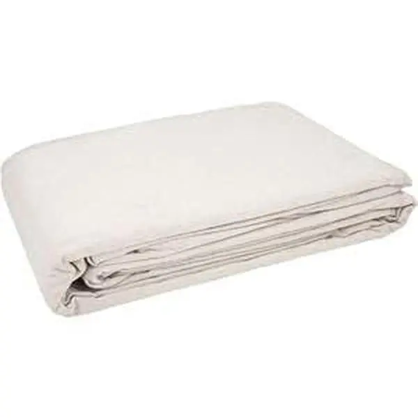 Premium Cotton Canvas Drop Cloth - 8 oz, 4x5 ft -  for Painting, Furniture & Floor Protection 4x5 (4x5)
