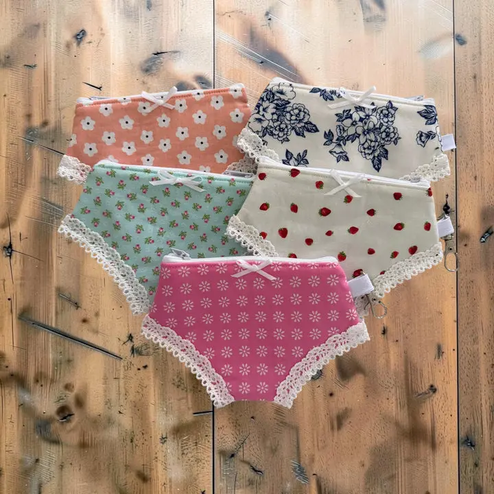 Panties shaped trinket bag