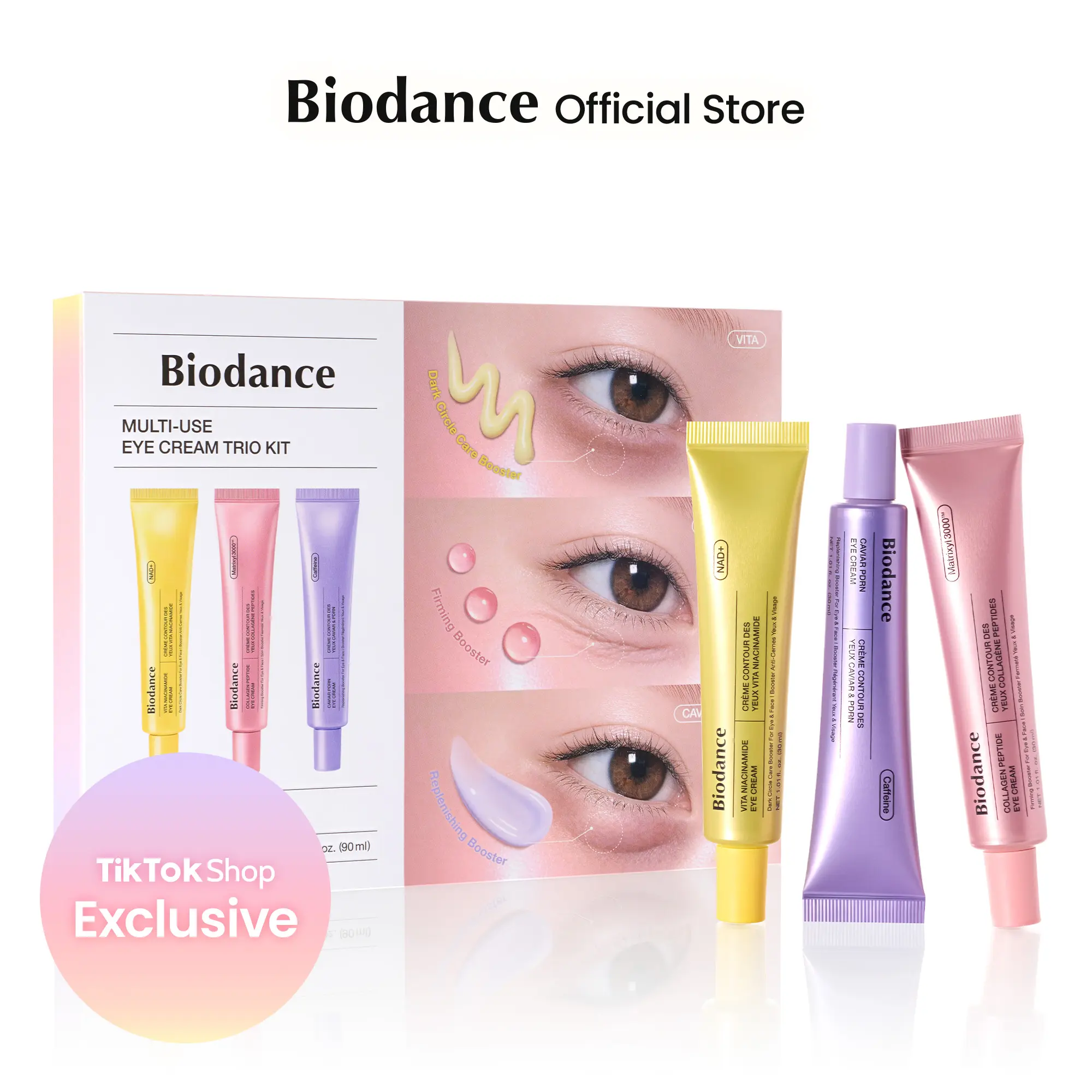 [Biodance Official] MULTI-USE EYE CREAM TRIO KIT