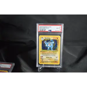 Machamp 1st Ed Base Set PSA 8
