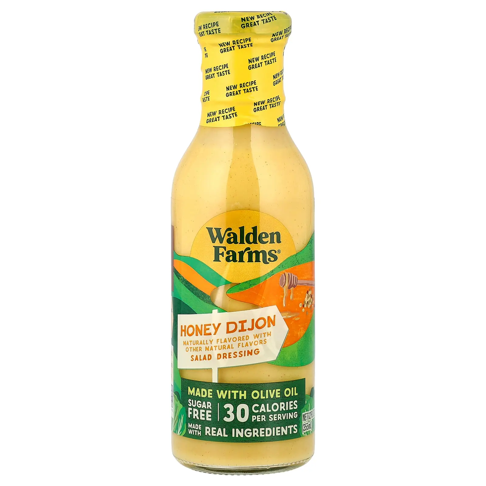 Walden Farms Honey Dijon Salad Dressing, 12 fl oz (355 ml)