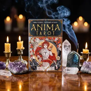 Anima Tarot - 78 Card Deck & Guidebook, Inspired by alchemy, astrology and Golden Dawn, Psychic Reading Tool