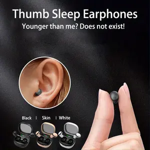H.L.WALK-D Best Mini Earbuds for Small Ears, Smallest Invisible Mini Earbuds, Tiny Hidden Earbuds for Small Ear Canals, Low Profile Lightweight Earphones, Comfortable Fit for Side Sleepers, Work, Travel and Daily Wear