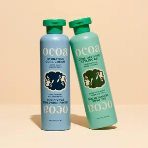 OCOA Curl Cream & Defining Gel Styling Duo for Flawless Hair Hydrating Nourishing Frizz Control Heat Protection Gorgeous Curls