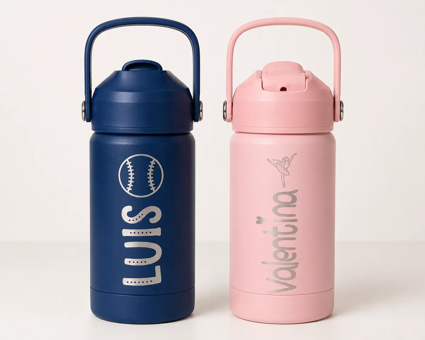 Personalized water bottle for kids, tumbler with name, gift for kids, back-to-school gift, school gift for children, laser-engraved name tumbler for boys and girls, sports bottles, school gifts. toddler water cup preschool water cup kids camp bottle