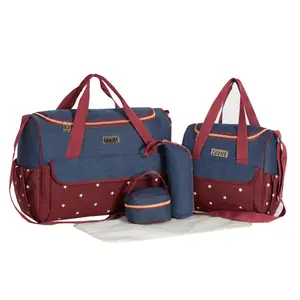 Multi-Color Convertible Baby Diaper Backpack and Bag, Dual-Sided Waterproof Changing Pad, Detachable Straps, Easy to Use for Infant Families, Multifunctional Diaper Bag