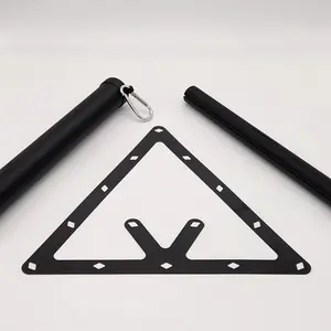 Flat pool rack storage case, Billiard rack travel tube, Magic Perfect Accu-rack, portable carrying device