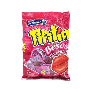 1 Bolsa de Colombina Tipitin Besos Pintaboca 24 und
