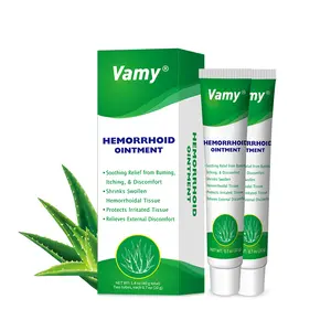 VAMY Organic Aloe Cream-Gel for Hemorrhoid Care