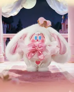 MINISO Carrot Street Fairytale Dreamland Vinyl and Plush Keychain Blind Box,Cute Plush Design For Bag Decoration Key Accessory Suitable For Daily Carry Gift,Holiday Gifts,Single Box(Height 5.9")