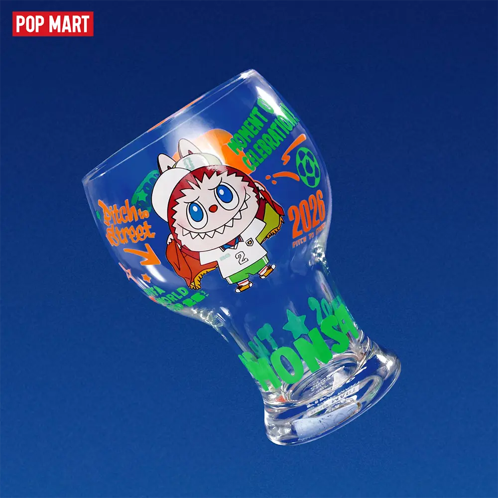 POP MART THE MONSTERS × FIFA SERIES-Glass Cup Blind Box, Labubu,World Cup 2026 Collectible Toys
