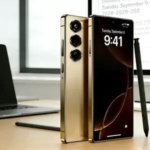 S25 Ultra Unlocked 5G Android 14 Smartphone.12GB+512GB,6.8" HD Display,68MP+108MPCam,6800mAh, Dual Card, Built-in Pen, FaceUnlock, , Case & Protector