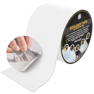 HSS RV Sealant Tape with MicroSealant -  Commercial Roofing Tape for Roof and RV Repair - UV- & Weatherproof - White - 4 inch x 25 ft.