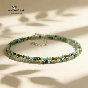 AAA Grade African Turquoise Choker Transformation & Protection Healing Crystal