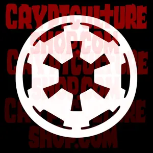 Sci Fi Wars Galactic Empire Symbol Vinyl Decal (Copy)